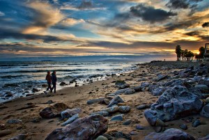 Walking on the Beach